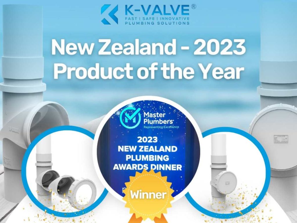 K-Valve: New Zealand’s Plumbing Product of the Year!